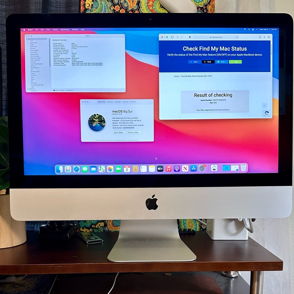 Apple iMac 4K 21.5-inch (Late 2015)